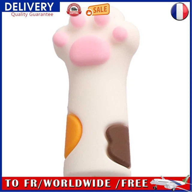 Nipper Cover Cat Claw Protective Sleeve for Nail Cuticle Tweezers (White)