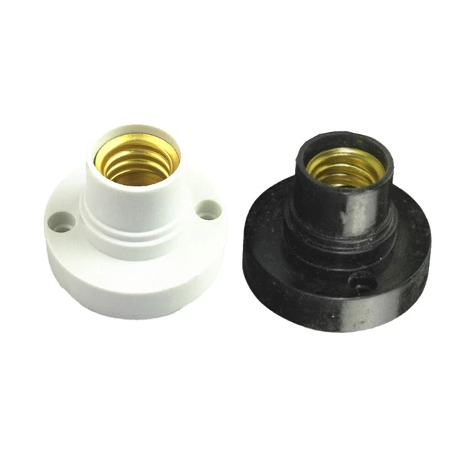 Lámparas de enchufe de tornillo base luces base de fijación soporte de base plana soporte de lámpara