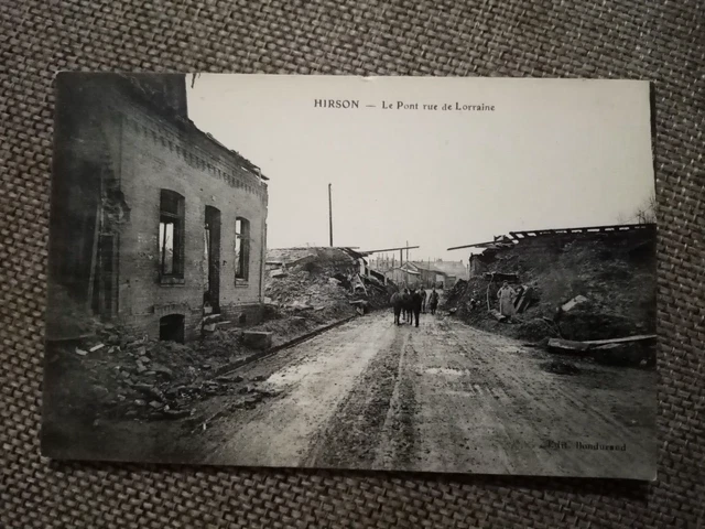 Cpa Hirson Le Pont Vue De Lorraine