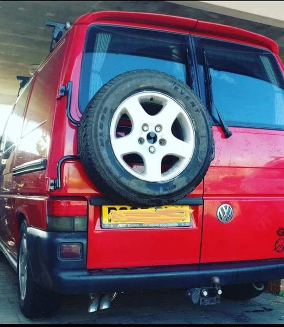 T4 Rear VW T4 TRANSPORTER syncro spare wheel carrier barn door only ...