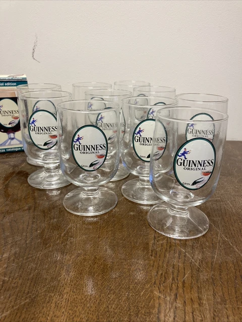 10x Special Edition Guinness Original Goblets With Boxes