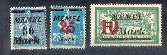 Memel 121/23 SATZ * MH (N0264