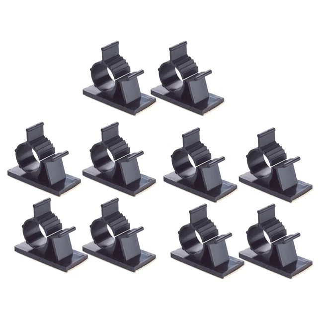 10 pz clip per fili morsetto cavo adesivo cablaggio elettrico regolabile