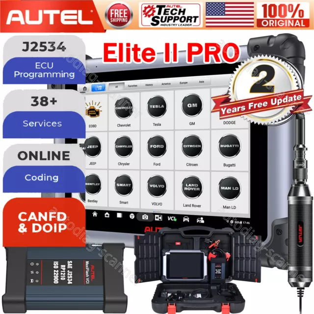 2024 Autel MaxiSys Elite II PRO ULTRA Auto Diagnostic Scanner Programming