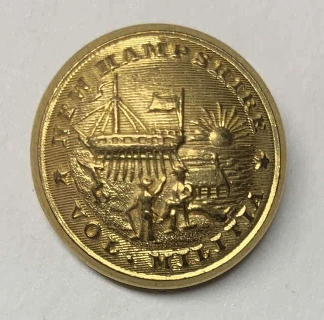 New Hampshire Militia Civil War Coat Button