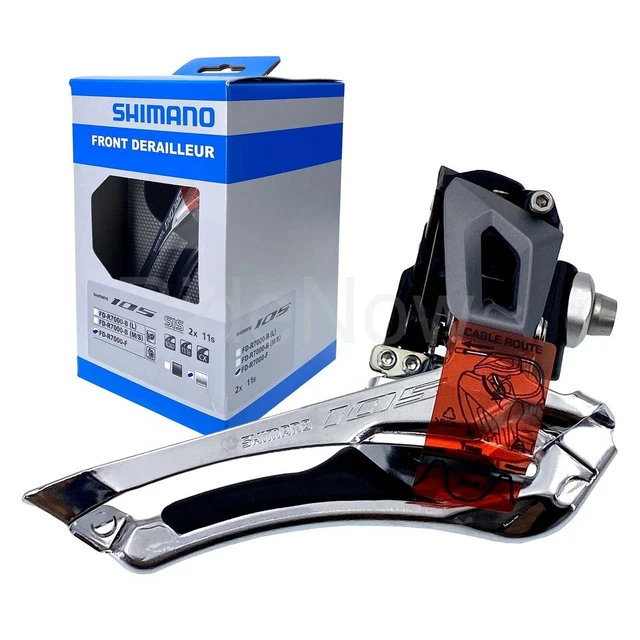 Shimano 105 FD R7000 Front Derailleur 2x11 Speed BrazeOn Mount Rode Bike Silver