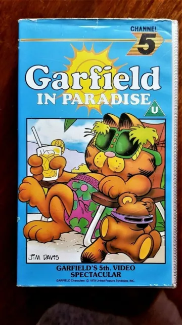 Garfield In Paradise - VHS Video