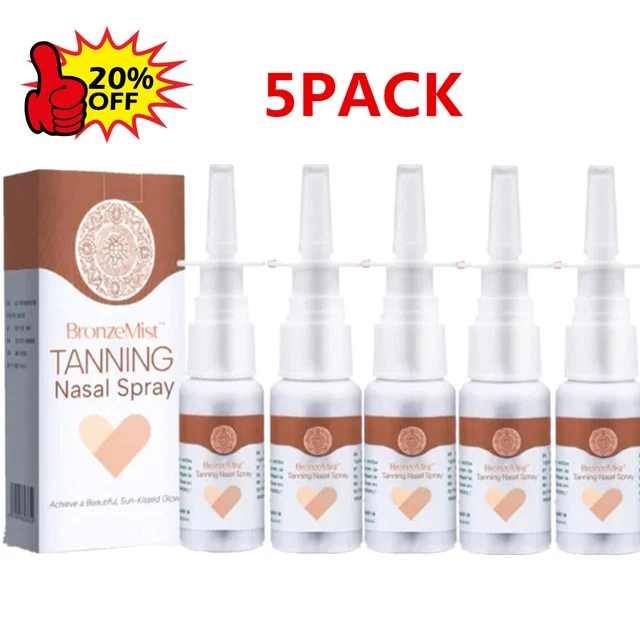 5 PIEZAS Black Aid Spray Nasal Bronceador Aerosol Nasal, Bronceador Sin Sol Profundo MEJOR