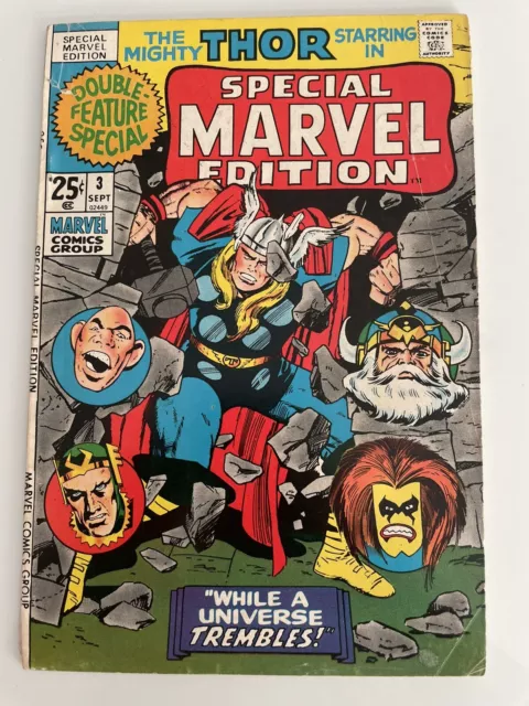 MARVEL SPECIAL EDITION #3 MIGHTY THOR Loki Hercules Absorbing Man (1971 Marvel)
