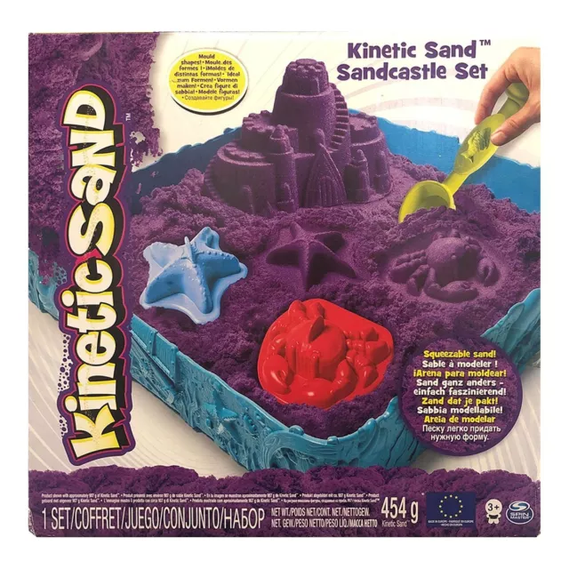 Spin Master 6024397 (20078910)-1 - Kinetic Sand - Sandburg Set lila