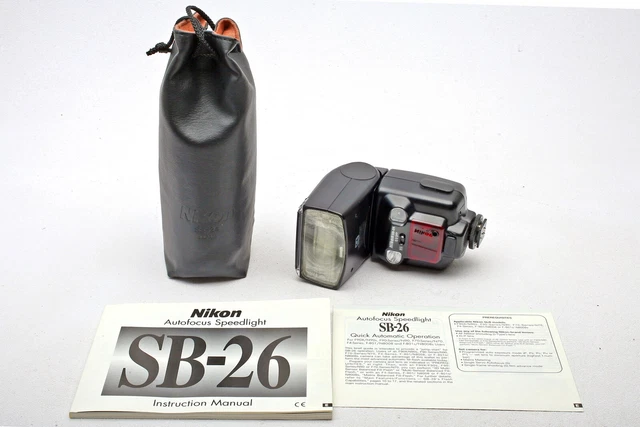 Nikon SB-26 Speedlight SB26 Speed light TTL shoe Flash++Super POWERFUL+SET+NICE