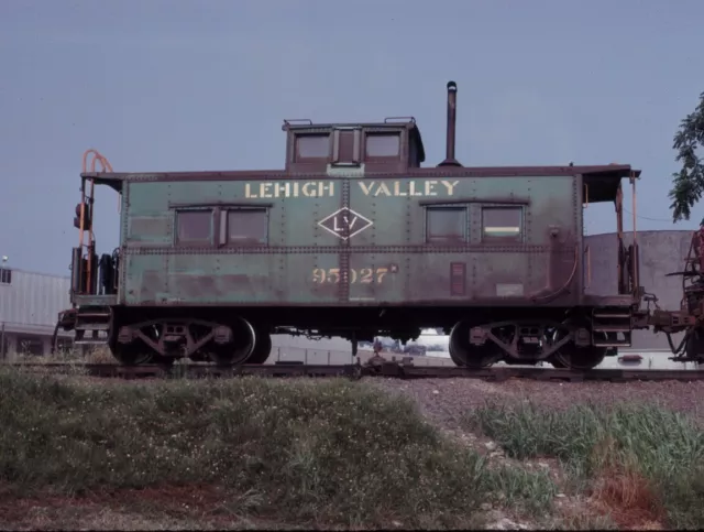 Lehigh Valley Original Railroad Slide    Lv   Caboose