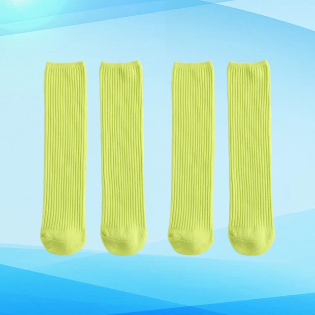 2 Pairs Knee High Socks Parent Child Socks Cotton Socks Boys Calf Socks