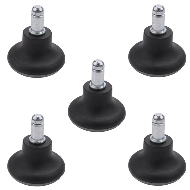 5 St��Ck Glocken Gleiter B��Ro Stuhl Rollen Stopper B��Ro Stuhl SchwenkeA2Q4