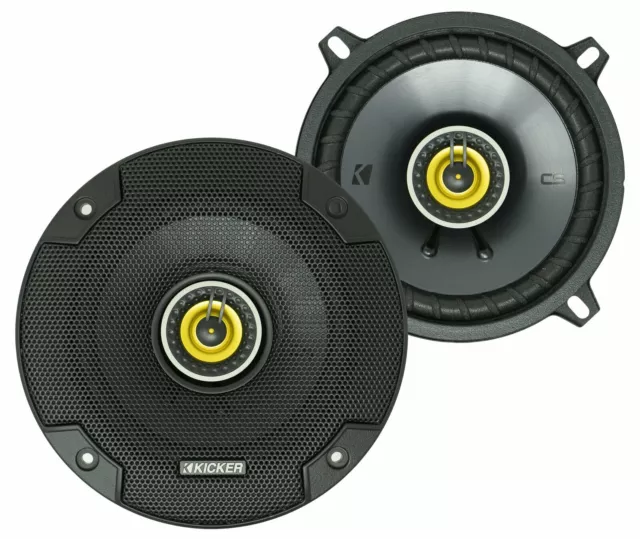 Kicker CSC54, CS Series 5.25" 2 Way Coaxial Car Speakers  (46CSC54)