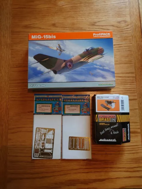 Eduard 1/72 Mig 15 BIS Profipack 7059 ++Plus Resin & Photoetch Extras