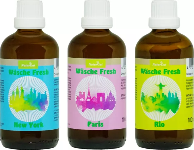 Lavage Fresh Paris-Rio-New York 3er Set Blanchisserie