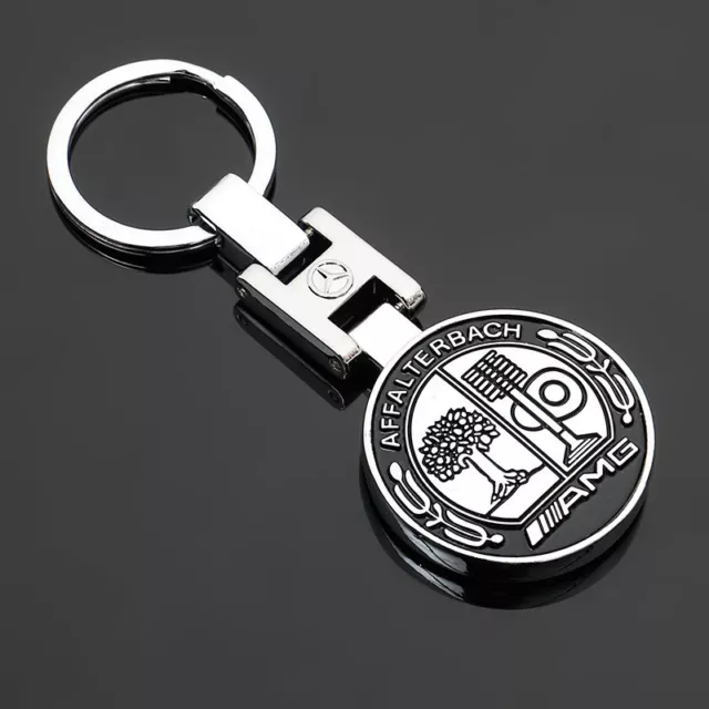 MERCEDES BENZ AMG Logo Metal Car Keyring Keychain Metal Key Ring AUS