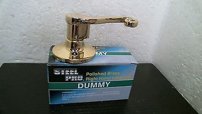 Steel Pro Right Hand Dummy Lever 209919 Polished Brass, FREE SHIPPING