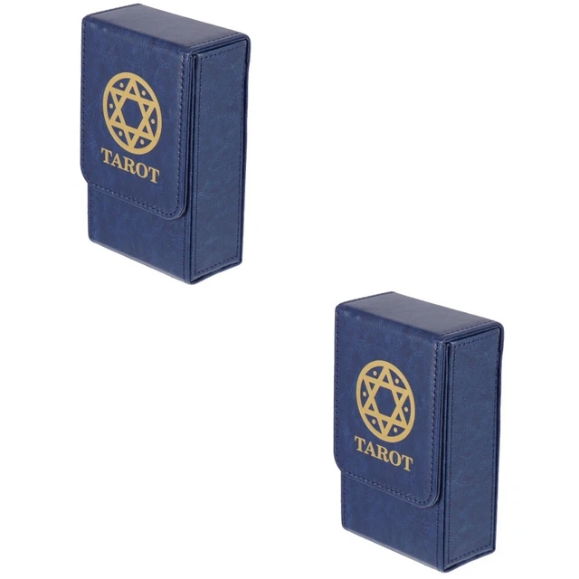 Durable Lightweight Portable PU Storage Canister Tarot Storage Container