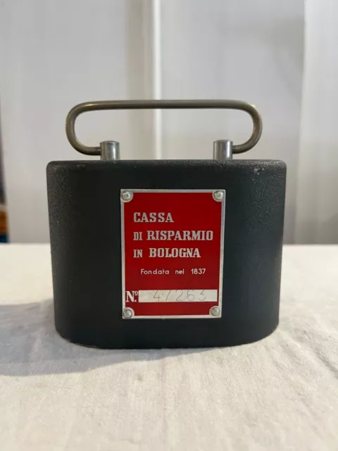 Salvadanaio Cassetta Vintage  Banca Cassa Di Risparmio In Bologna-Italora S.a.