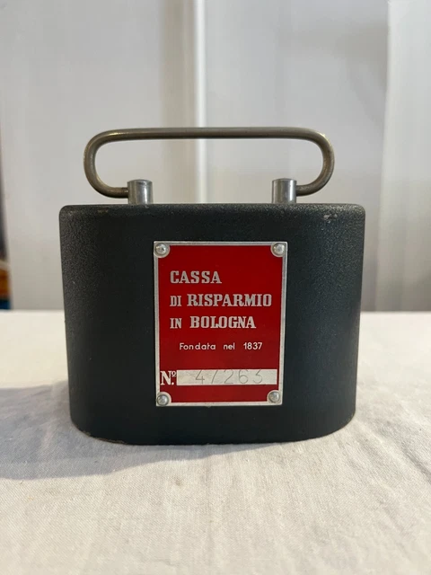 Salvadanaio Cassetta Vintage  Banca Cassa Di Risparmio In Bologna-Italora S.a.