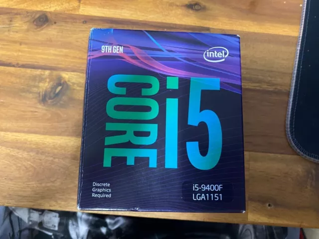 Intel i5 9400F 9th Gen 6 Core 2.9Ghz CPU (BX80684I59400F)