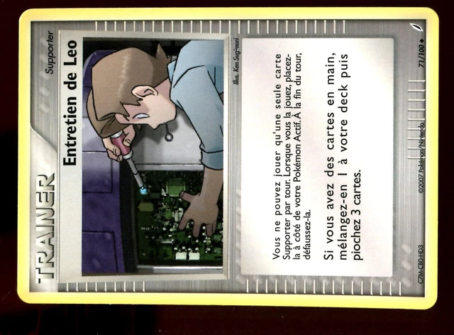 Pokemon Gardiens Cristal Unco N°  71/100 Entretien De Leo