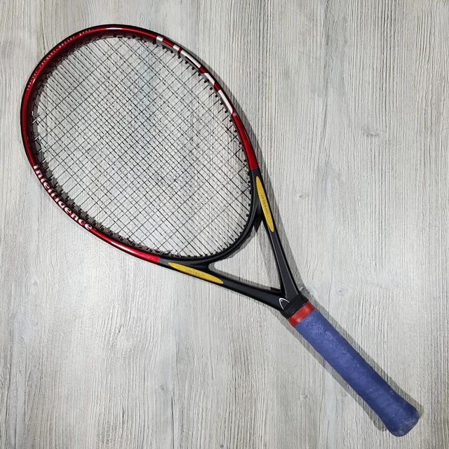Raquette De Tennis HEAD Calibre 600 Midsize Vintage - Large, Flexible, Fabriquée En Autriche, Occasion Bon état