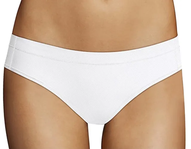 MAIDENFORM Sport White Mesh Bikini Panty NEW Womens Sz S 5 M 6 XL 8 2XL 9