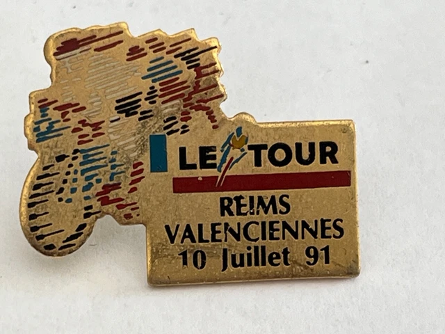Pin's Cyclisme - Tour De France 1991 - Côte De Champillon - 9 Juillet