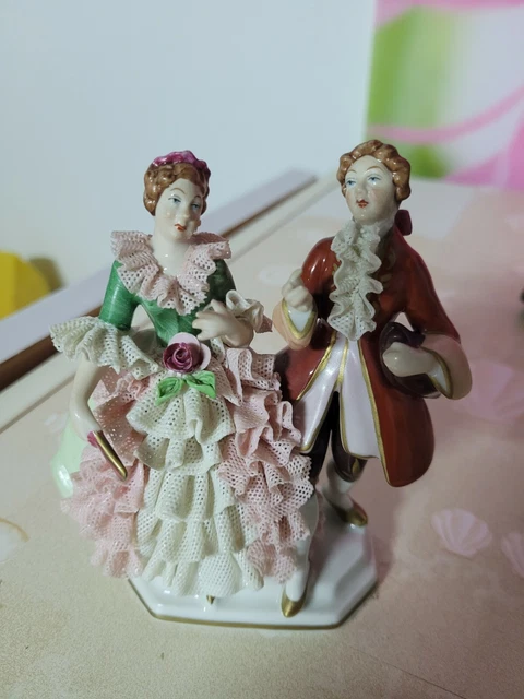 Personnage Porcelaine Dresden Saxe Meissen