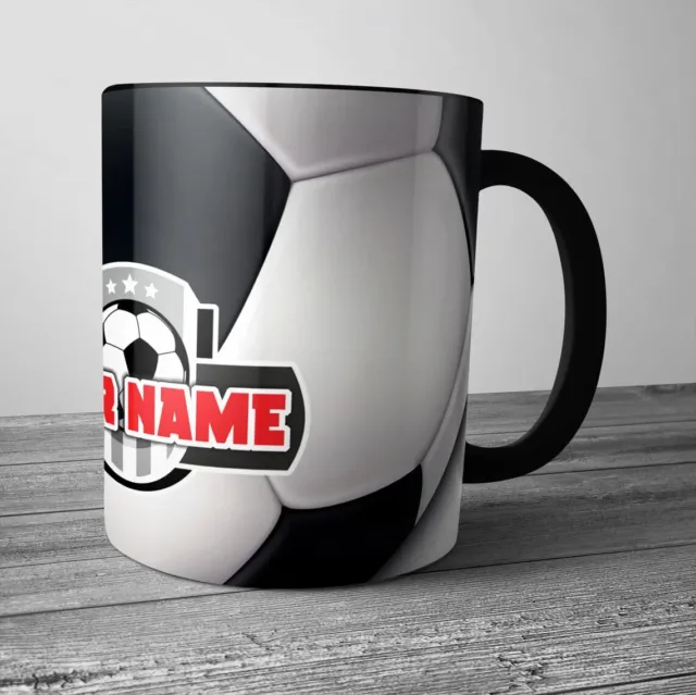 Personalisierte Tasse mit deinem Namen | Fußball | Perfektes Geschenk
