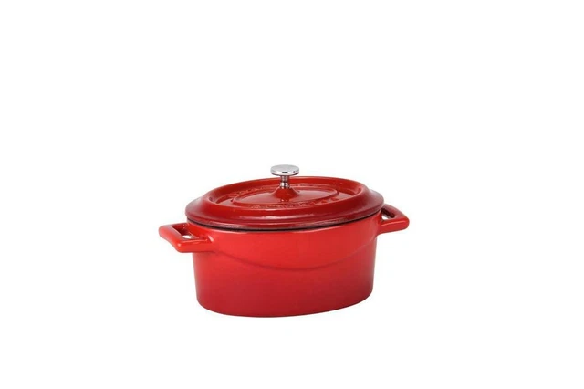 Cocotte En Fonte Paul Bocuse – Ovale, Rouge, Compatible Gaz – Occasion