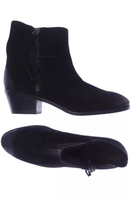 Esprit Stiefelette Damen Ankle Boots Booties Gr. EU 39 Leder schwarz #8tsg58i