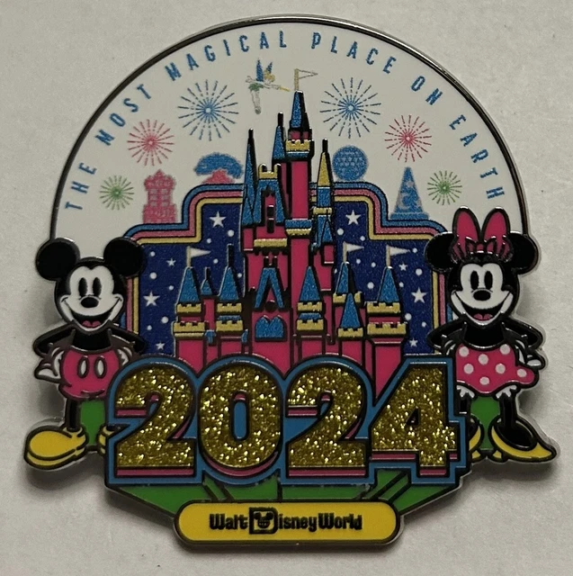DISNEY WORLD MICKEY & Minnie Mouse 2024 Castle Most Magical Place on
