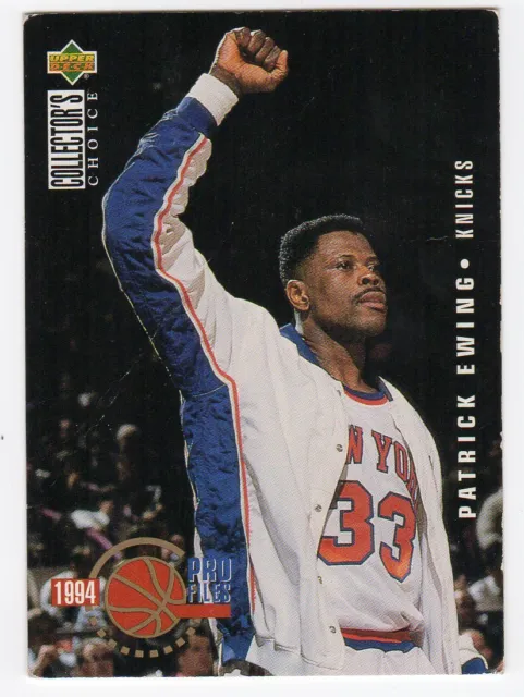figurina CARD BASKET NBA 1993/94 NEW numero 201 PATRICK EWING