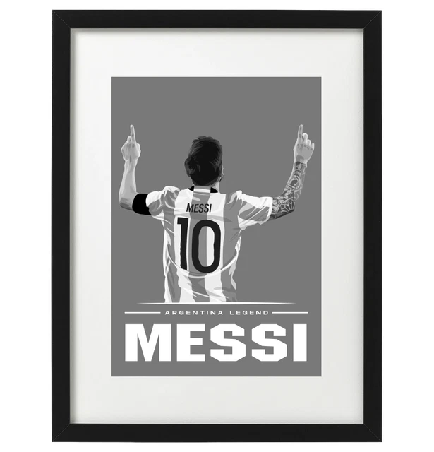 Affiche Lionel Messi 24x36 - Coupe Du Monde, Argentine, Barcelone, Neuf Sous Tube