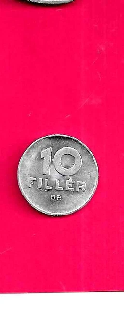 Hungary Km572 1978 Old Unc-Mint 10 Filler Small Coin
