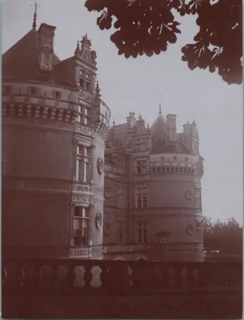 France, Le Lude, Château du Lude Vintage print, tirage d&#039;époque,  Tirag