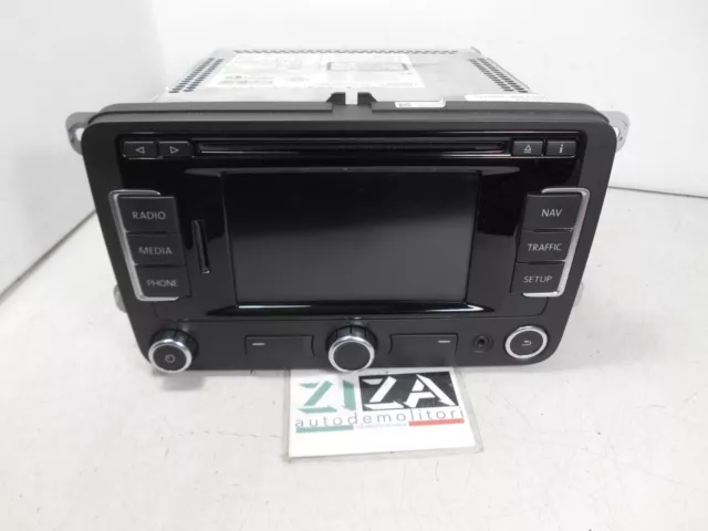 Autoradio Navigatore Lettore CD + Card SD VW Passat B7 2014 3C8035279R