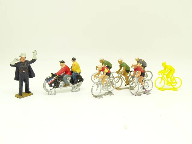 Tour de France Alu Salza 1/32 - Moto Noire et porte Voix B