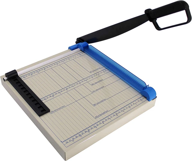 TEXALAN 12” A4 Paper Cutter Multi-Purpose Trimmer for Copper Sheet, Leather, Pla