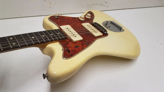 1965 FENDER JAZZMASTER USA - OLYMPIC WHITE plus MATCHING HEADSTOCK