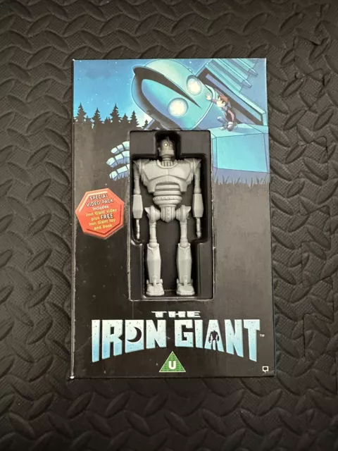 The Iron Giant VHS Film Video Vintage Robot Figure And Book Special Edition ✅