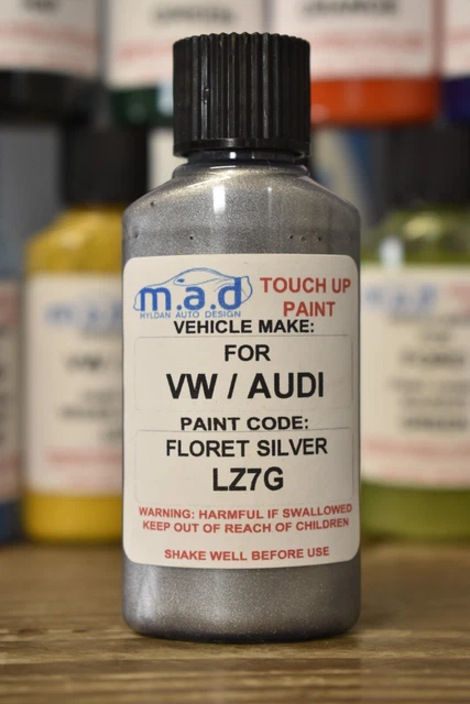 Peinture De Retouche Voiture 30ml MYLDAN - Couleur Toyota Argent Ciel Code 1D6 - Fabriqué En Allemagne