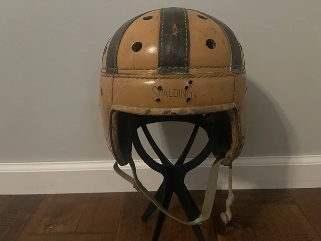 Vintage Spalding Football Helmet FOR SALE! - PicClick