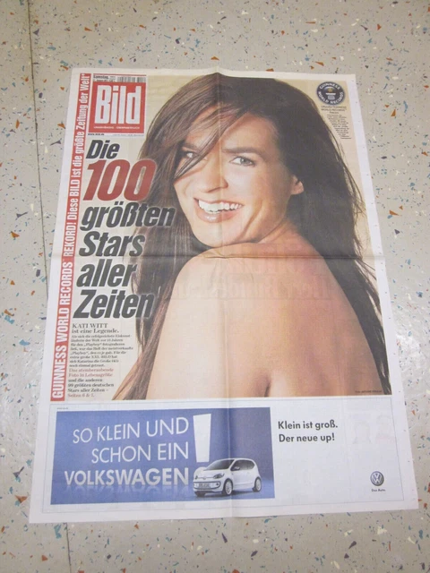 BILD ZEITUNG-DIESE BILD ist die größte Zeitung der Welt-Sonderausgabe
