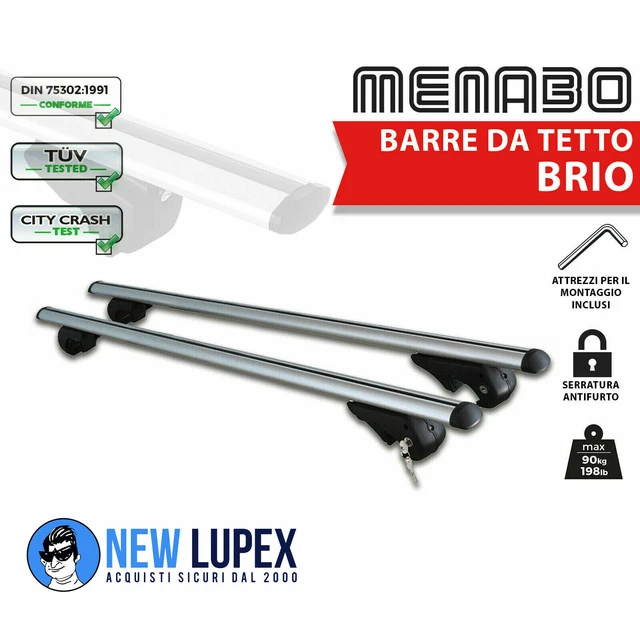 MENABO-Barre da tetto TEMA+kit in acciaio per Nissan Qashqai / Dualis (J12)  21>