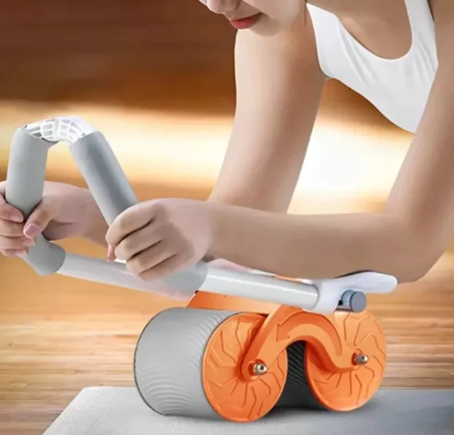 Automatic Abdominal Roller with Elbow Support – Exercise for Core Strength